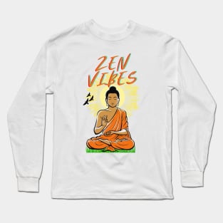 Zen Vibes Buddha Long Sleeve T-Shirt